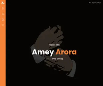 Ameyarora.com(Amey Arora) Screenshot