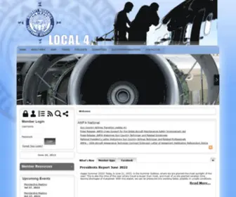 Amfa4.com(AMFA Local 4) Screenshot
