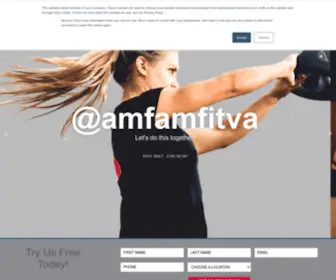 Amfamfit.com(American Family Fitness) Screenshot