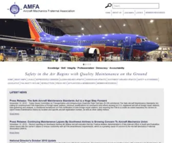 Amfanational.org(AMFA) Screenshot