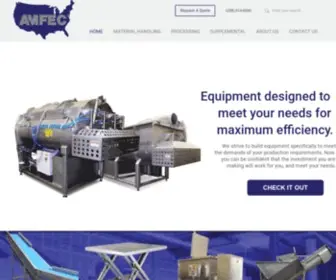 Amfec.com(American Food Equipment) Screenshot