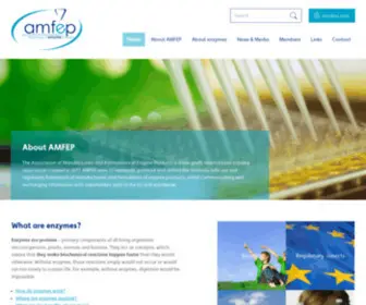 Amfep.org(Association of Manufacturers and Formulators of Enzyme Products) Screenshot