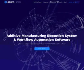 AMFG.ai(Industry's Leading Additive Manufacturing Workflow Software) Screenshot