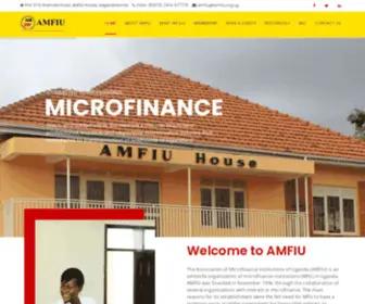 Amfiu.org.ug(AMFIU) Screenshot