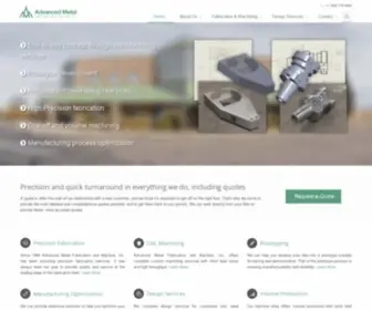 Amfminc.com(Advanced Metal Fabrication and Machine) Screenshot