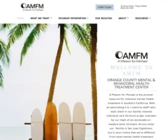 Amfmtreatment.com(Mental Health Treatment in Orange County) Screenshot