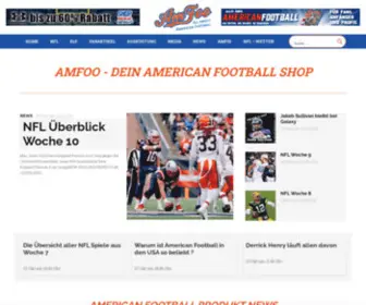 Amfoo.de(Dein American Football Shop) Screenshot