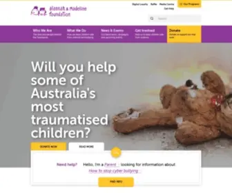 AMF.org.au(Alannah & Madeline Foundation) Screenshot