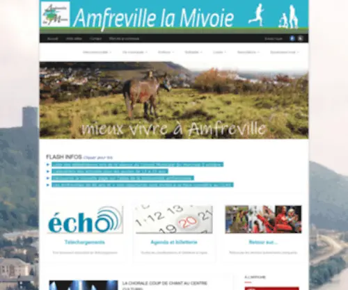 Amfreville-LA-Mivoie.fr(Site Internet de la ville d'Amfreville la Mivoie) Screenshot