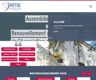 AMG33.fr(Association des Maires de Gironde) Screenshot