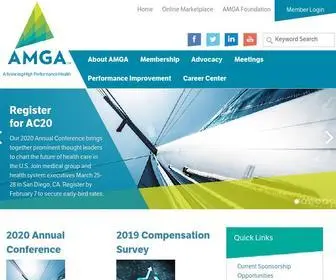 Amga.org(AMGA (formerly American Medical Group Association)) Screenshot