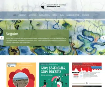 Amgali.cat(Associació de mestres Alexandre Galí) Screenshot