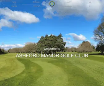 AMGC.co.uk(ASHFORD MANOR GOLF CLUB) Screenshot