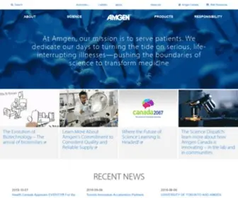 Amgen.ca(Amgen Canada) Screenshot