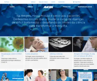 Amgen.com.br(Amgen Brasil) Screenshot
