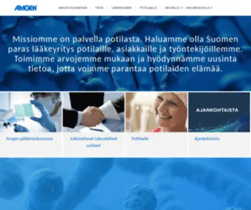 Amgen.fi(Amgen) Screenshot