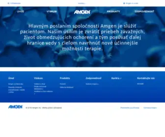 Amgen.sk(Amgen) Screenshot