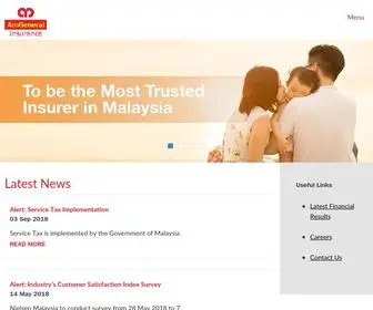 Amgeneralinsurance.com(AmGeneral Insurance) Screenshot