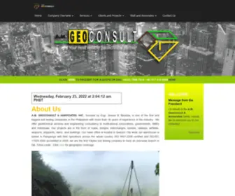 Amgeoconsult.com(Geoconsult and Associates) Screenshot