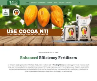 Amgghana.com(Agricultural Manufacturing Group Limited) Screenshot