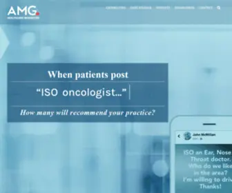 Amghealthcaremarketing.com(AMG Healthcare Marketing) Screenshot