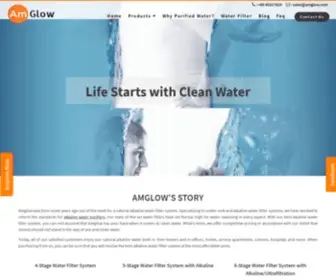 Amglow.com(Best Alkaline Water Filter System) Screenshot