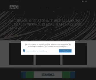 Amgmineracao.com.br(AMG Brazil) Screenshot