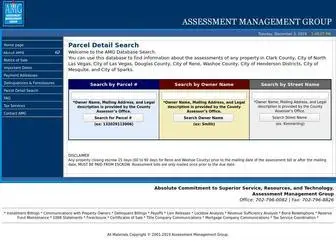 AMGNV.com(Assessment Management Group) Screenshot