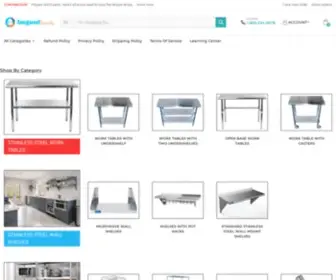 Amgoodsupply.com(Stainless Steel Restaurant Equipment) Screenshot