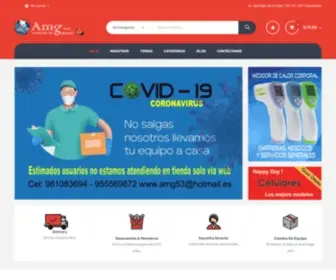 Amgportatiles.com(Inicia su operaciones comerciales el 2 de agosto del 2011) Screenshot