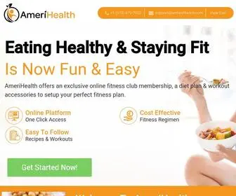 Amhealthclub.com(AmeriHealth Fitness) Screenshot