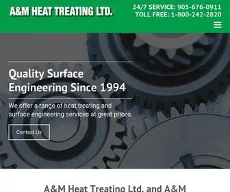 Amheattreat.ca(A & M Heat Treating Ltd) Screenshot