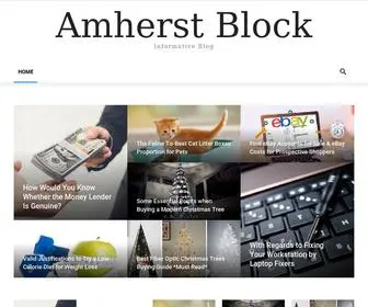 Amherstblock.com(Amherst Block Post) Screenshot