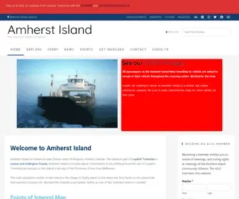 Amherstisland.on.ca(Amherst Island) Screenshot