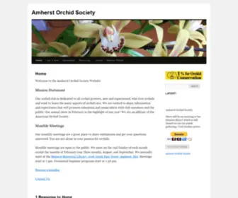 Amherstorchidsociety.org(Amherst Orchid Society) Screenshot