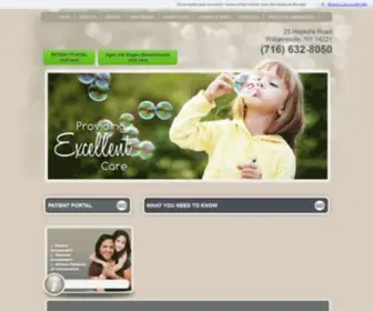 Amherstpediatrics.com(Pediatrician Williamsville) Screenshot