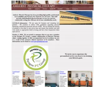 Amherstphysicaltherapy.com(Amherst Physical Therapy) Screenshot