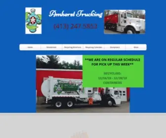 Amhersttrucking.com(Amherst Trucking) Screenshot