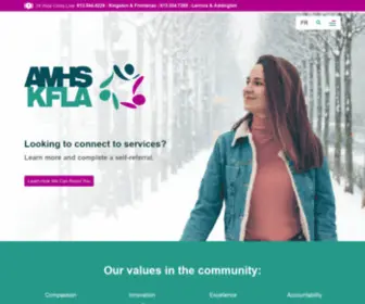AMHS-Kfla.ca(Kingston, Frontenac, Lennox & Addington) Screenshot