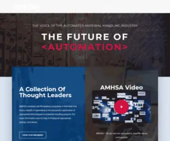 Amhsa.co.uk(Automated Material Handling Systems Association Ltd) Screenshot