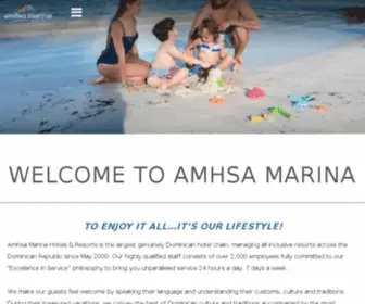 Amhsamarina.com(Amhsa Marina Hotels & Resorts) Screenshot