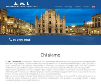 Ami-Massarenti.com(Ancoraggi Metallici Industriali) Screenshot