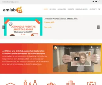 Amiab.com(Grupo Empresarial y Fin Social AMIAB) Screenshot