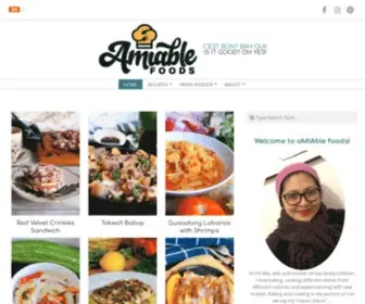 Amiablefoods.com(Amiable Foods) Screenshot