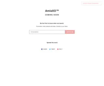 Amiaxo.com(AmiaXO) Screenshot