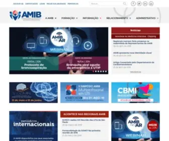 Amib.org.br( Associação de Medicina Intensiva Brasileira) Screenshot