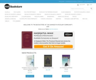 AmibookStore.us(The official Bookstore of Ahmadiyya Muslim Community USA) Screenshot