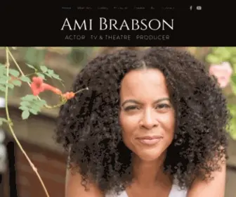 Amibrabson.com(Meet Ami Brabson actor) Screenshot