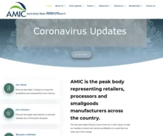 Amic.org.au(Australian Meat Industry Council) Screenshot