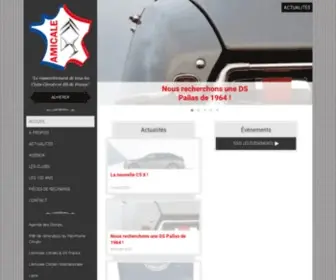 Amicaledesclubscitroenetdsfrance.com(Amicale) Screenshot